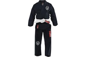 Heika BJJ Gi for Men & Women Brazilian Jiu Jitsu GI 450 GSM Jiu Jitsu Kimono Jacket, Pants and Belt for Martial Arts Training