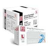 Basic Medical Synmax Vinyl Exam Gloves - Latex-Free