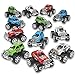 Pack of 12 Monster Pullback Trucks Stocking Stuffers