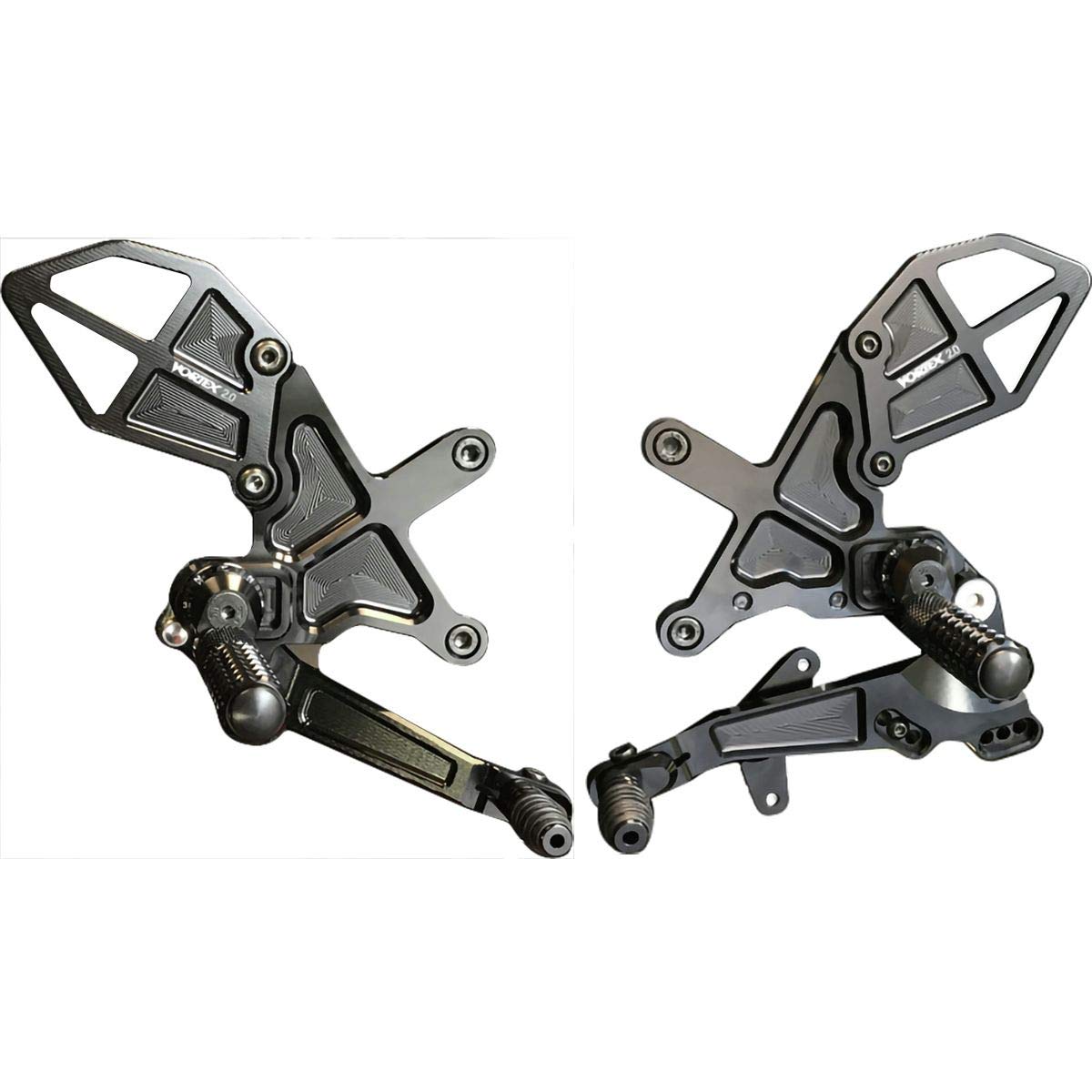 Vortex V3 2.0 Adjustable Rearset (BLACK) For 16-20