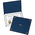 Oxford Certificate Holders, Dark Blue Diploma Holders, Letter Size, 25 per Pack (299235)