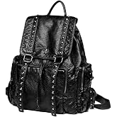 Ro Rox Iris Punk Goth PU Unisex Adult Uni Large Backpack
