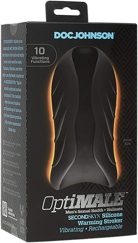 OptiMALE Silicone Warming Stroker Vibrating, 488 g - Image 3