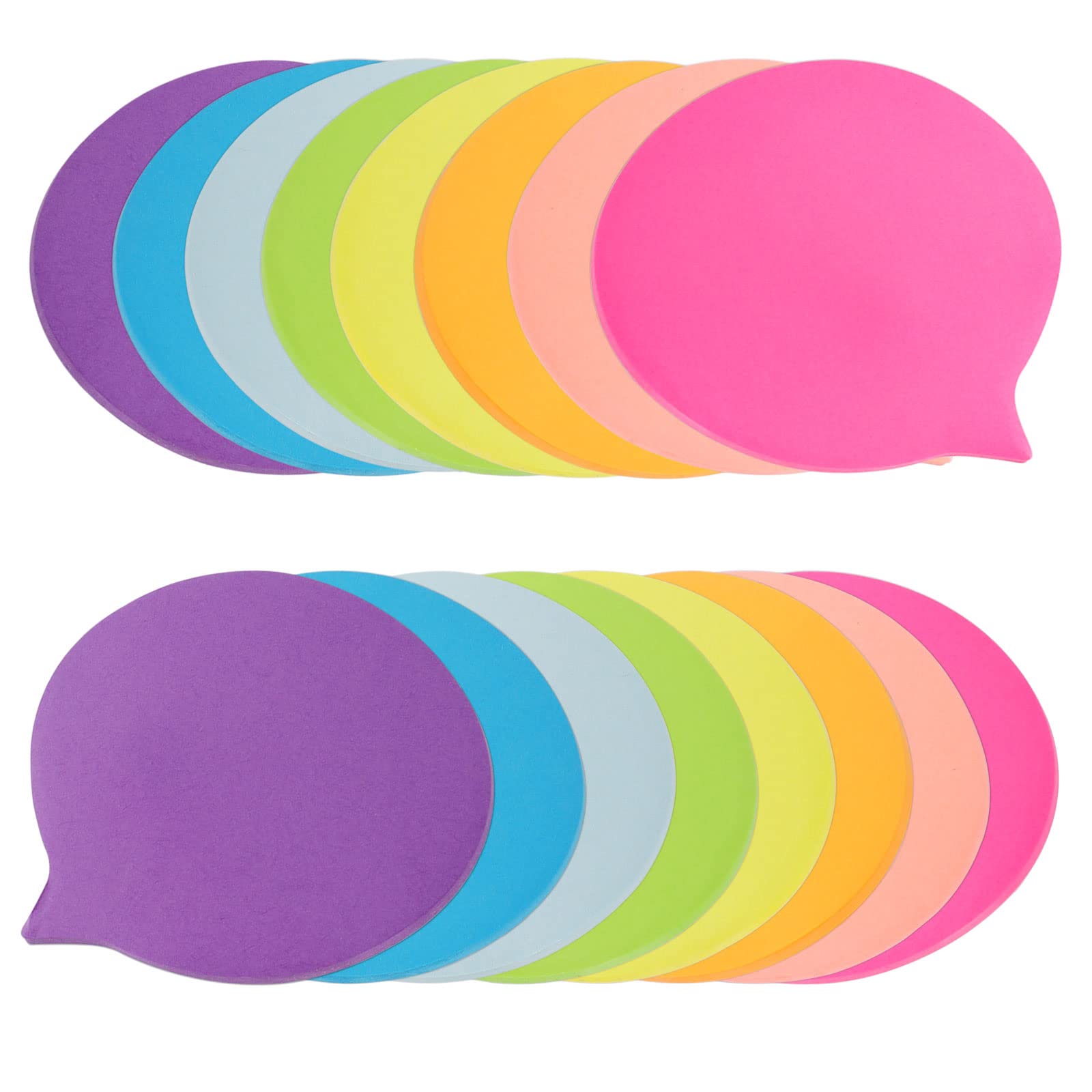 Sticky Notes, 480 Sheets Self Sticky Notes Pad, Pastel Speech Bubble Notes Pack, Shaped Bright Stick Notes, Colourful Stick Notes Tabs, Small Pads for Writing in Text Books School Office