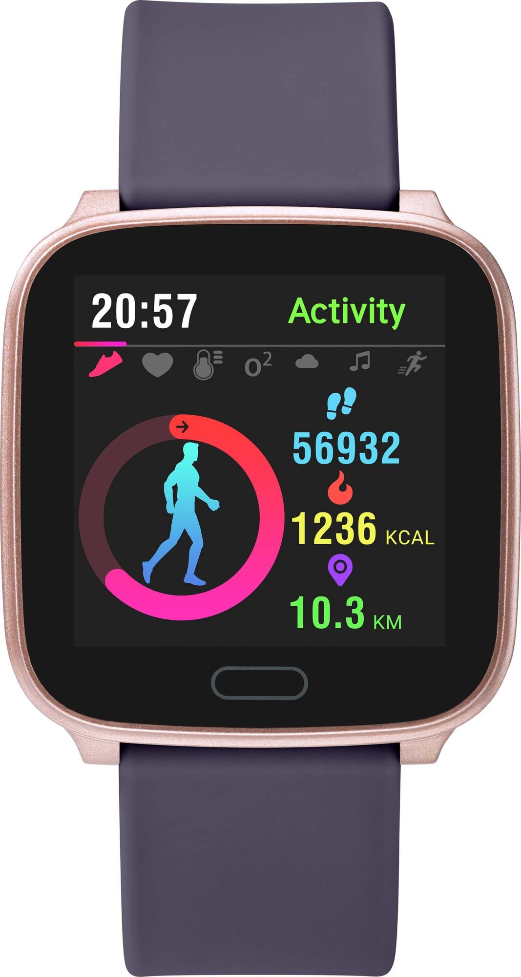 Timex Iconnect Active Edition TW5M34500 Purple/Rose Gold Smartwatch