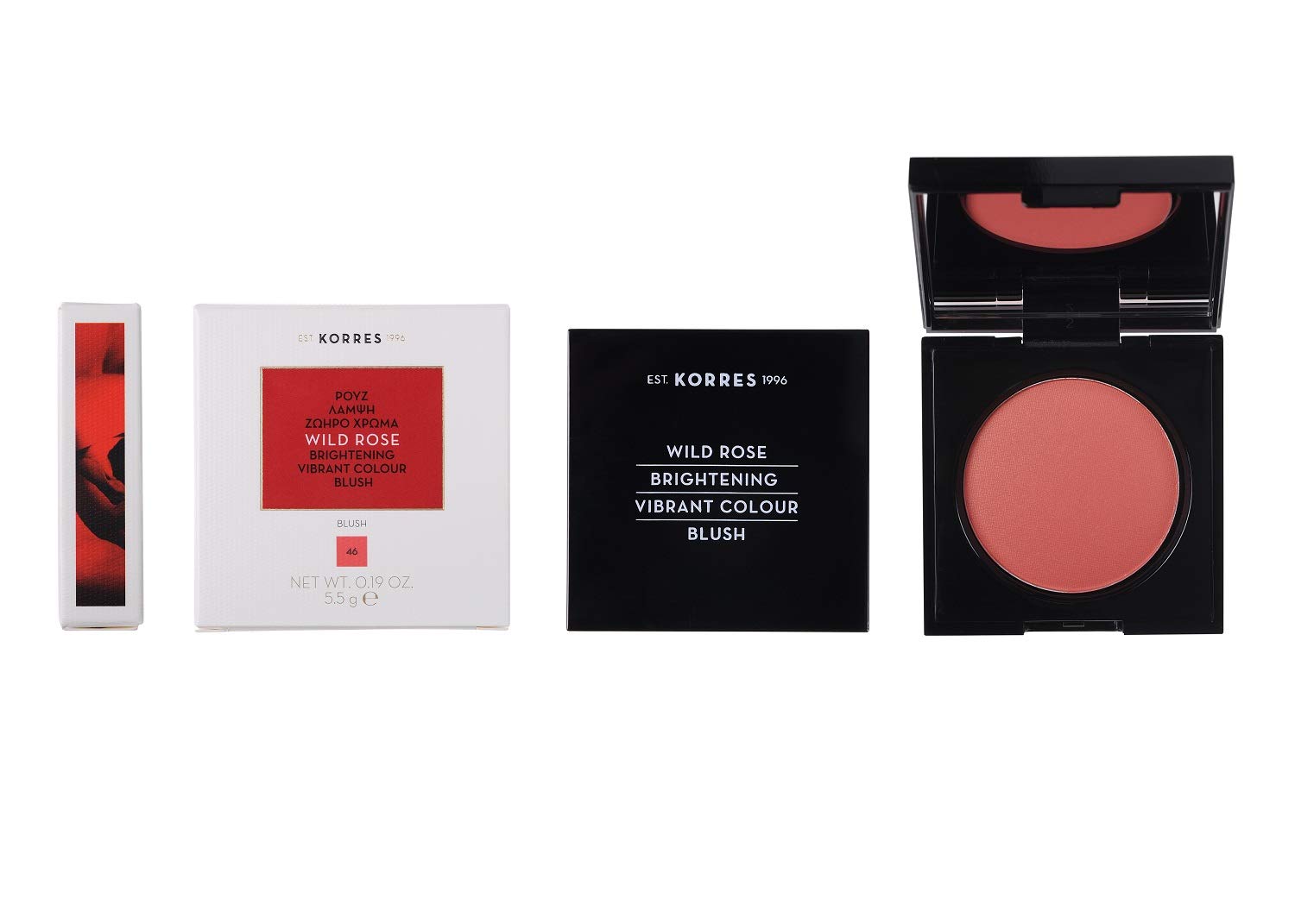 Korres Wild Rose Blusher 46 Bright Coral 5.5 g