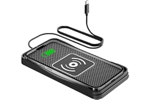 GUMNAY Wireless Charger for Car, 20W Max Fast Car Charging Pad, Non-Slip Charger for iPhone 16/15/14/13/12, Samsung Galaxy S25-S9, Android Devices (Type C)
