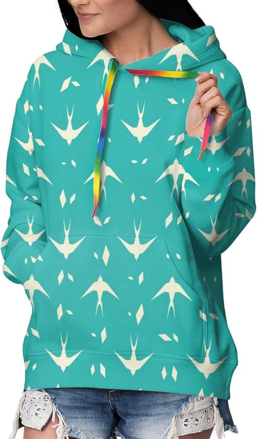 loose fit women's hoodie
