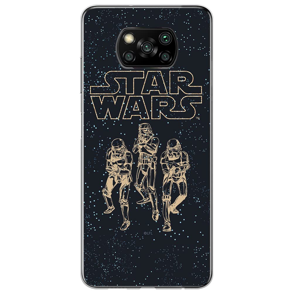 ERT GROUP mobile phone case for Xiaomi POCOPHONE X3 original and officially Licensed Star Wars pattern 005 optimally adapted to the shape of the mobile phone, case made of TPU