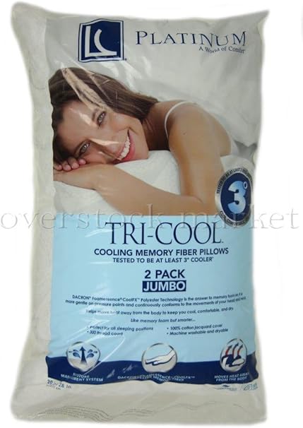 Tri cool memory fiber pillow Clearance