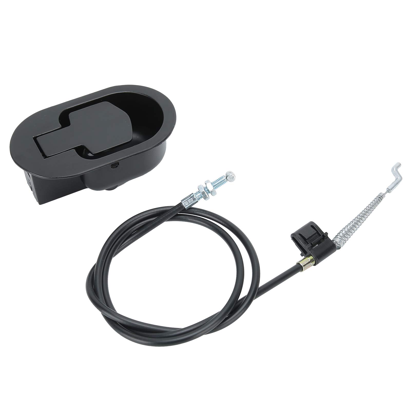 Alvinlite Black Contemporary Recliner Chair Handle with Cable, Recliner Chair Cable Replacement Parts, 90mm Sofa Chair Couch Release Lever Pull Handle Switch Replacement Accessory