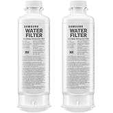 Samsung HAF-QIN-2P/EXP Genuine Refrigerator Water Filter, Reduces 99% of Harmful Contaminants for Clean, Clear Drinking Water, 6-Month Life, Easy Install, Pack of 2