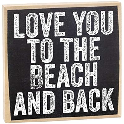 Love You to The Beach - Great Beach House Summer Decor, Romantic Couples Room Print and Farmhouse Love Sign, Unique… 618rsCF2vZL. SS400