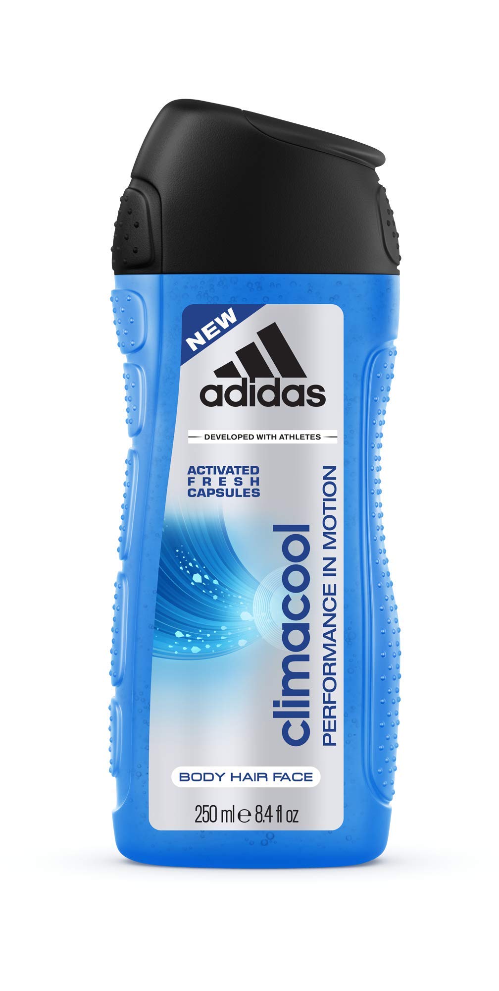 adidas Climacool 3-in-1 Shower Gel for Men - Long-lasting Fresh Feeling and Soothing Shower Experience Pack of 6 (6 x 250 ml)