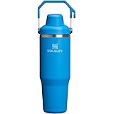 Stanley IceFlow 2.0 Fast Flow Tumbler with Handle 30 oz | Twist On Angled Spout Lid | Leakproof Water Bottle | Insulated Stainless Steel | BPA-Free | Azure