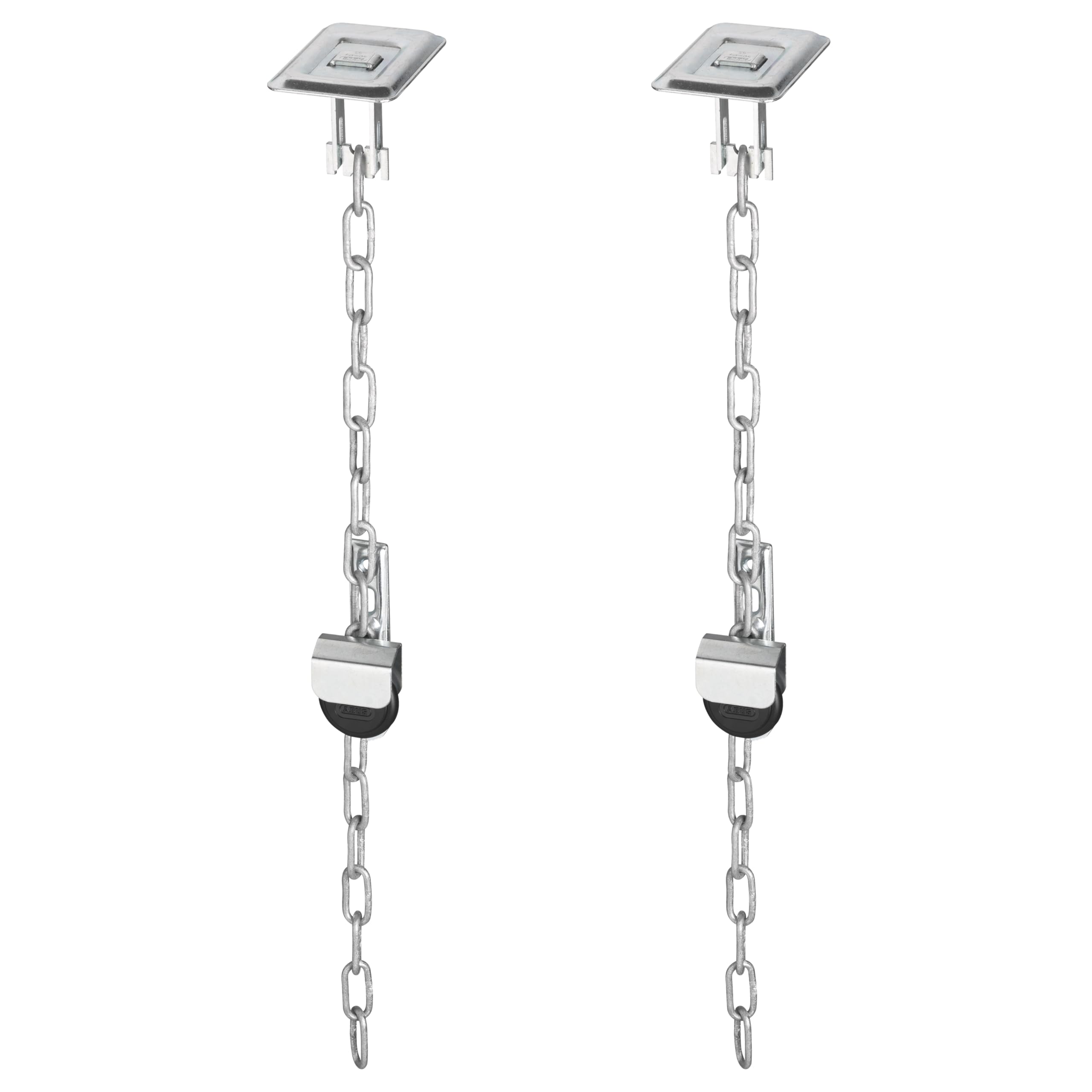 ABUS rust protection GS40 - Protection for cellar grilles and plastic light wells - with variable chain - ABUS safety level 6 - 03600 - set of 1