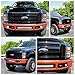 iJDMTOY LED Pod Light Fog Lamp Kit Compatible With 2008-10 Ford F250 F350 F450, Includes (2) 20W High Power LED Cubes, Foglight Location Mounting Brackets & On/Off Switch Wiring Kit