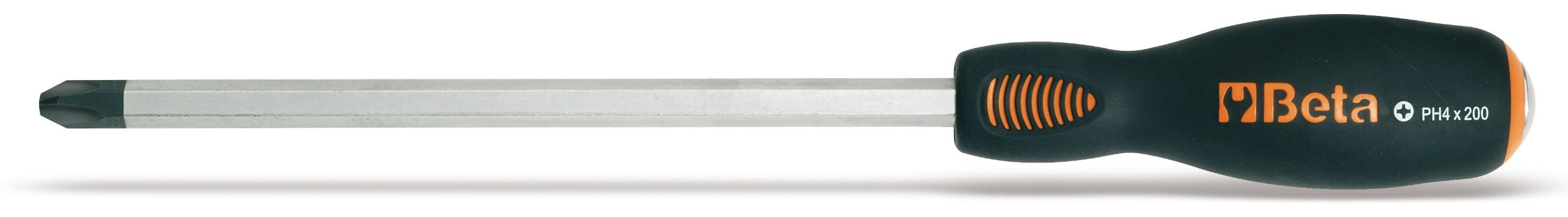 Beta 12420218 Model 1242 PH2 Screwdrivers with Steel Head for Cross Head Phillips Screws, Ph2