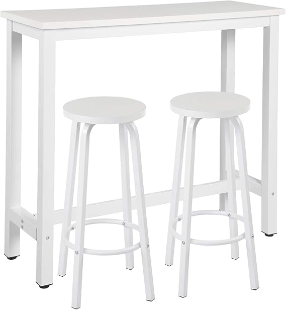 Moderni sgabelli da bar imbottiti in pelle PU per cucina, isola/bar/sala da pranzo, marrone e nero (65 cm