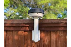 GENERIC Zephyr's Market RTK Antenna Wall Mount for Mammotion Luba 2, 2X & Yuka (White)