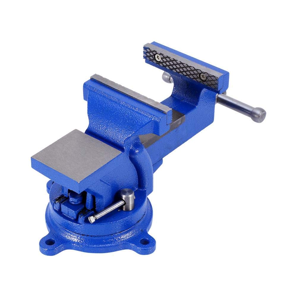 Vices for Workbench Table Vice Bench Vice 4 -inch 100mm Heavy Duty Rotatable Vices Engineer Vice Vise 360° Swivel Base Workshop Clamp Jaw Work Bench Table
