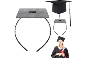 Gowpug Graduation Cap Headband Insert Firm Anti-fall Grad Cap Headband Secures Gradation Caps and Keeps Hairstyle Hat Accessories for Graduates, Students