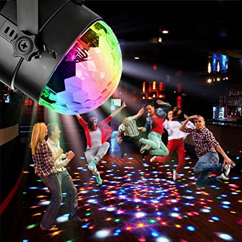 NIUBIER Disco Ball Disco Lights Party Lights Music Activated Lightshow Kids Karaoke Disco Light LED Party Suppliers for Home Room Dance Decorations Birthday DJ Wedding Club Night Lights
