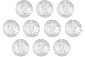 Transparent Shroom Candy Plastic Footswitch for Mooer Guitar Effects Pedals, 23mm Diameter LED Compatible Switch Button, 10-P