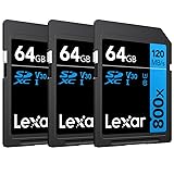 Lexar 64GB High-Performance 800x UHS-I SDXC Memory