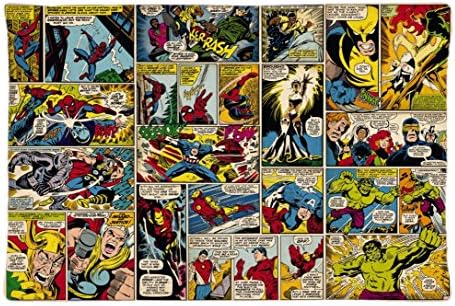 Surful Gift Pillow Case ~ Comic Book Bedroom ~ Image (One Side) Custom 30x20 Inches Pillowcase