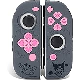 Kuitmor Protective Cover Case for Switch, Silicone Switch Controller Skin, Anti-Slip Protective Case for OLED Joy Con