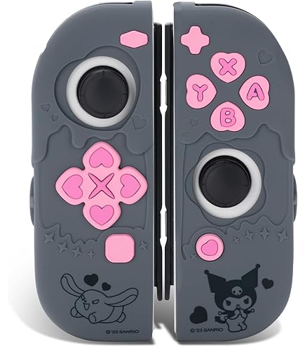 thumbnail image 2 of Yocore Thumb Grips, Soft Silicone Joystick Caps For Switch/OLED/Switch Lite, 4 Pcs - Duck 2 of 12