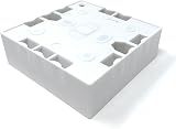 DRUT 1 Gang Surface Mount Back Box Pattress 25mm White BS5733 Electrical Outlet view 4