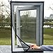 MAGZO Replacement Window Screens—Mesh Screen for Window DIY Adjustable Window Fiberglass Mesh Net with Sticky Hook & Loop (DIY Screen UP to 39