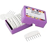 WADY brush 20Pcs Rustproof Knitting Blocking Pins Kit with Combs - Stainless Steel Corrosion-Resistant Tools for Wool Sweater
