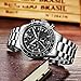 Mens Chronograph Stainless Steel Watches Men Waterproof Date Calendar Luxury Casual Analogue Wrist Watch