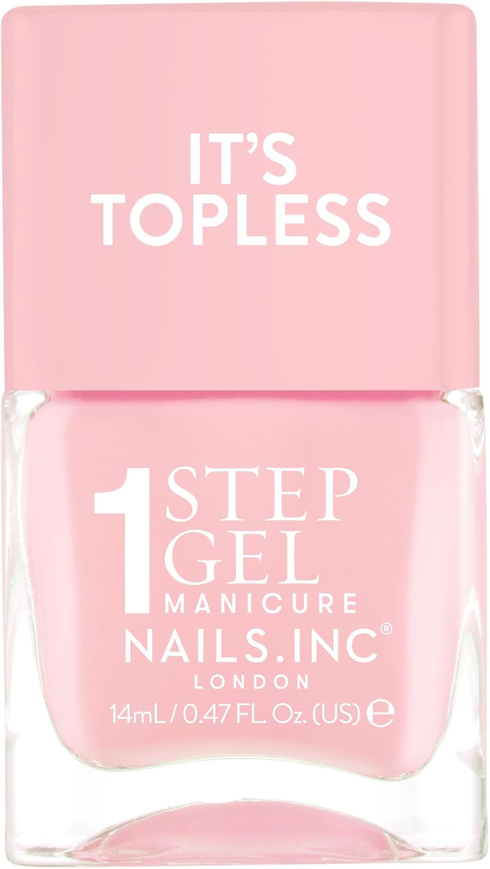 Nails.INC It’s Topless Sabrina Sheer Pink Gel-Like Nail Polish