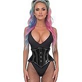Lavish Clear Curvy Cut Mini Cincher Corset