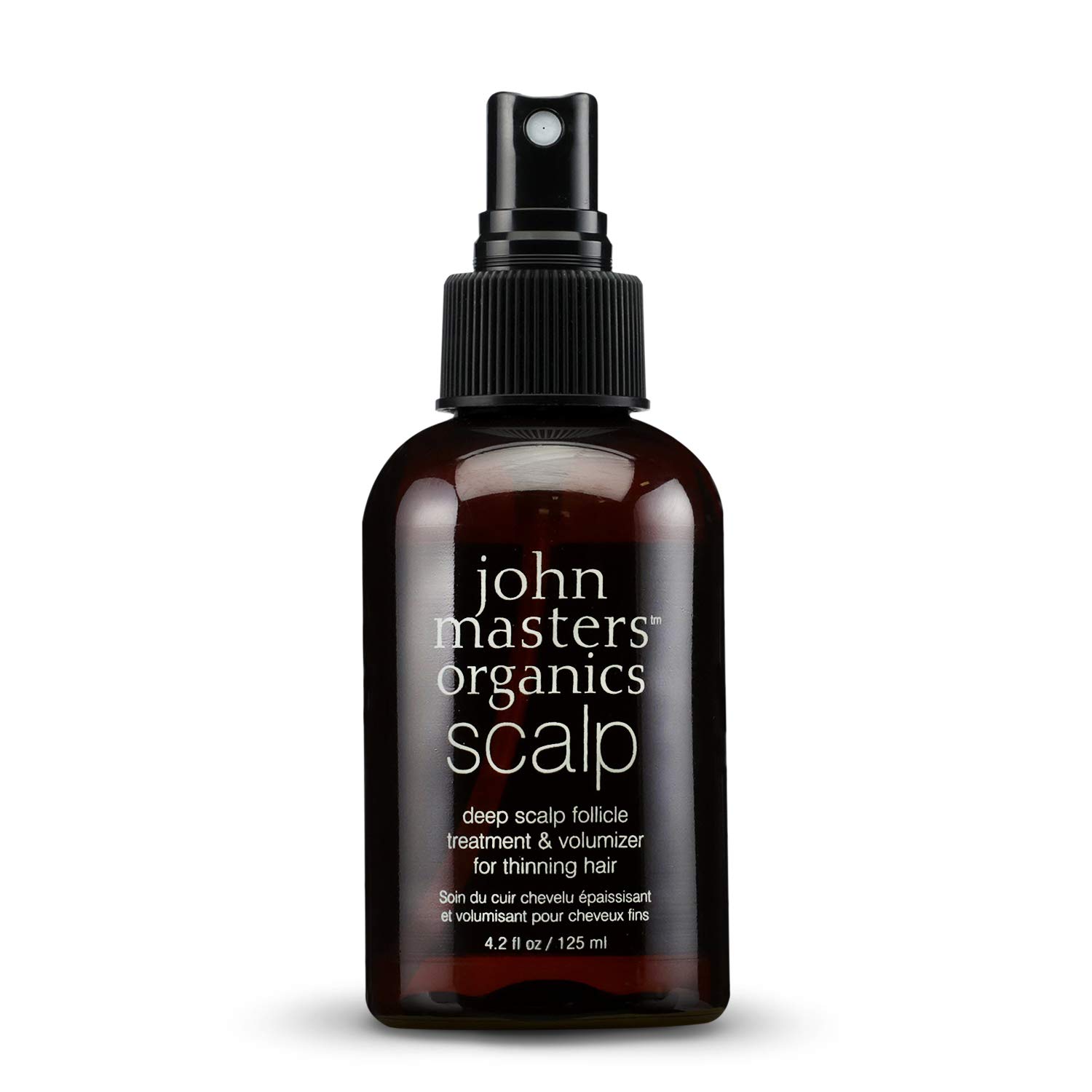 JMO Leave-in Scalp Treatment 125 Millilitres, Scalp Spray with Moss & Thyme. Stimulates Hair Follicles. Fights hair loss & stimulate hair growth. Organic, natural. Silicone & Paraben free