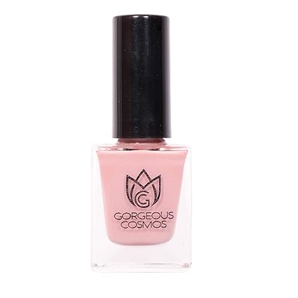 Gorgeous Cosmos Premium-Misty Rose Shade (Pink Color) Toxic Free Nail Polish 10 Ml