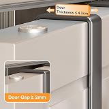 MOFELON Over Door Hook 4 Pack Heavy Duty Metal Coat Rack Hangers Black view 4