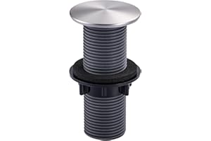 iVIGA Kitchen Sink Hole Cover,Faucet Hole Cover Stainless Steel,Wash Basin Sink Plug Tap Hole Plate Stopper Cover,Brushed Nickel