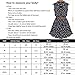 FAVOLOOK Women's Summer Casual Half Placket Sleeveless Shirt Dress with Belt (2X-Large, Blue Dot)