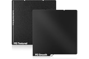 Kobra S1 PEI Build Plate 264x276mm Double Sided Smooth+Textured Heated Bed Flexible Removable Spring Bed Plate Compatible wit