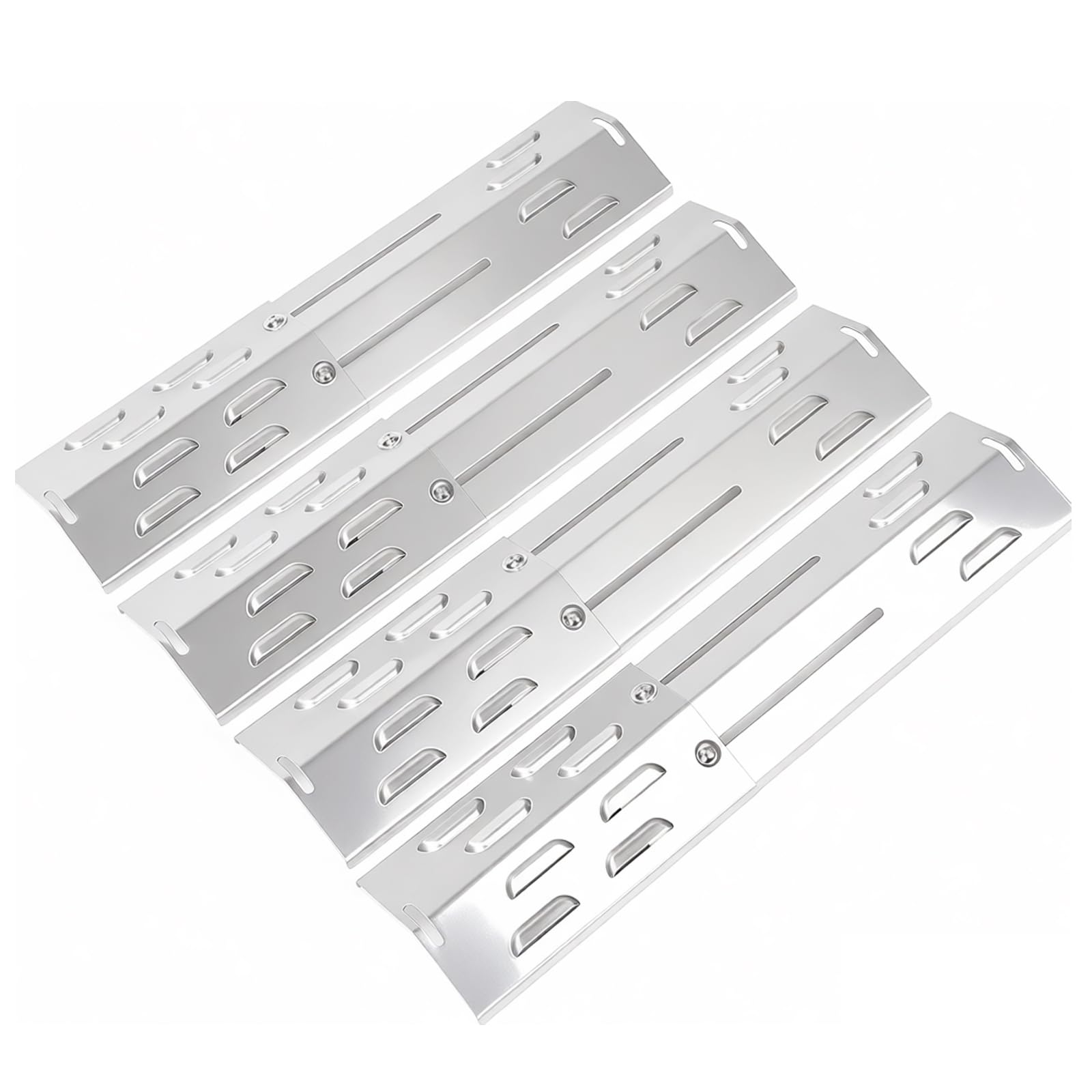 GFTIME Stainless Steel Burner Cover Grill Replacement Parts for Landmann, Burnhard, Taino, Tepro, Jamestown, Flame Distributor for Charbroil, Tenneker, Napoleon Freestyle 365, Jamie Oliver, Campingaz