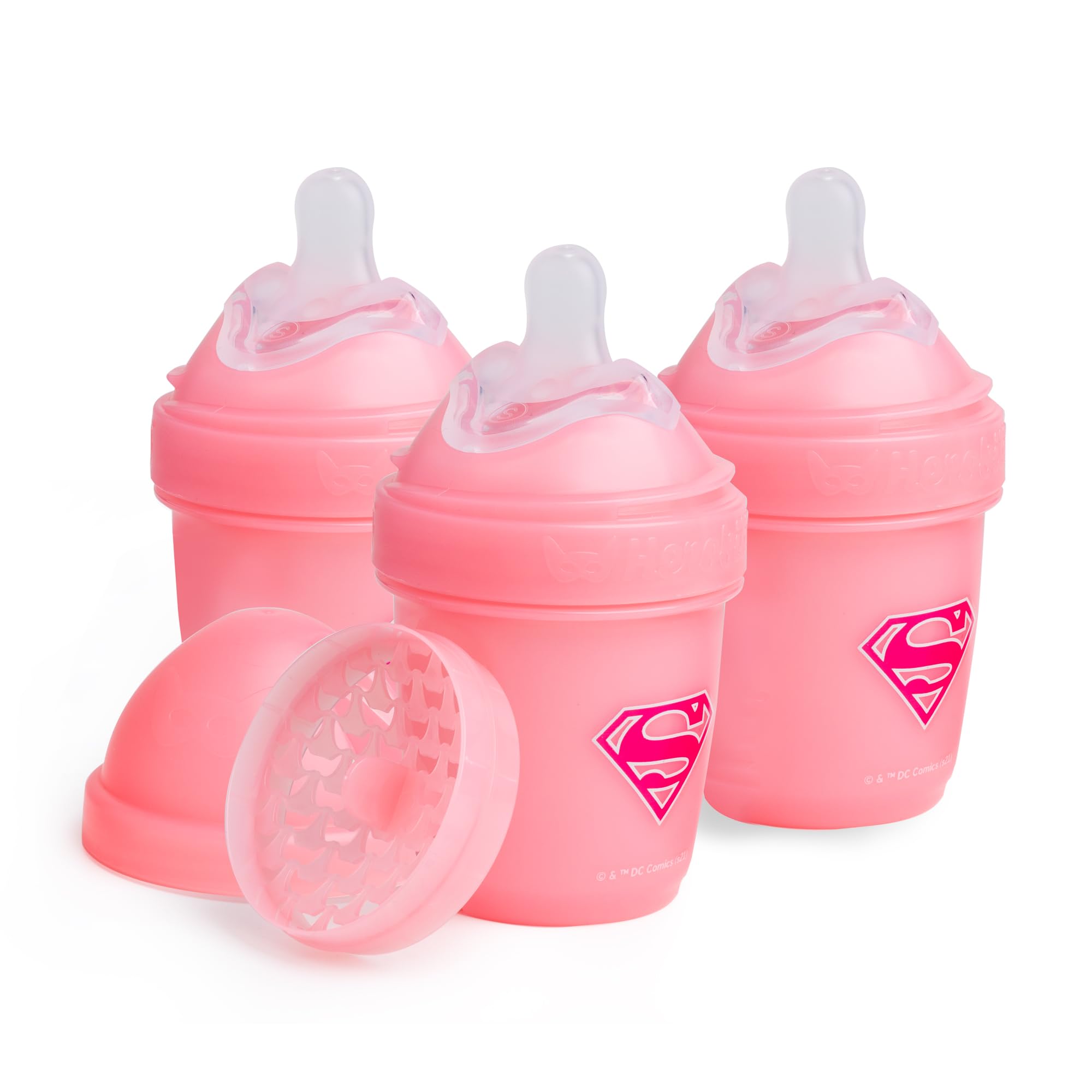 Photo 1 of Herobility Double Anti-Colic Baby Bottles – 5 fl oz/140ml – 3-Pack
