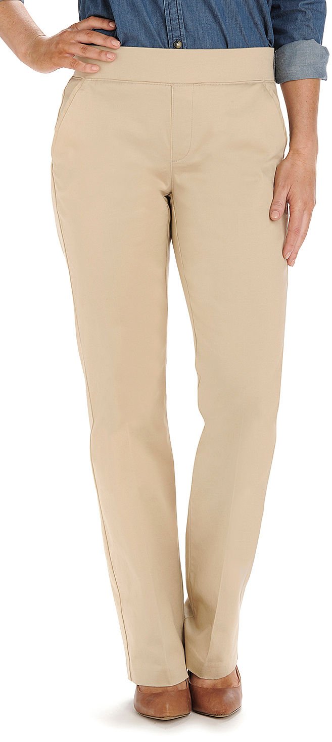 lee natural fit pull on pants