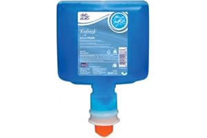 DEBUS INC Deb Group 1.2 Liter Refill Blue Refresh Azure Pleasant Scented Foam Soap (3)