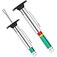 cobee Tyre Tread Depth Gauge 2 Pcs Smart Color Coded Tread Depth Gauge Color Coded 25MM/32nds Car Tread Depth Measurement Gauge Tool