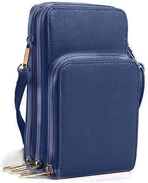 QWEWQE Handy Umhängetasche Damen, Handy Wasserdicht Handtasche mit Vielen Fächern, handytasche